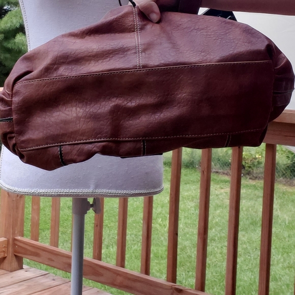 Nine West brown black handbag purse - Picture 4 of 8